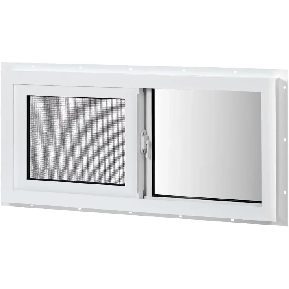 Tempered Glass Screen - Fenêtre de sous-sol en vinyle, fenêtre
