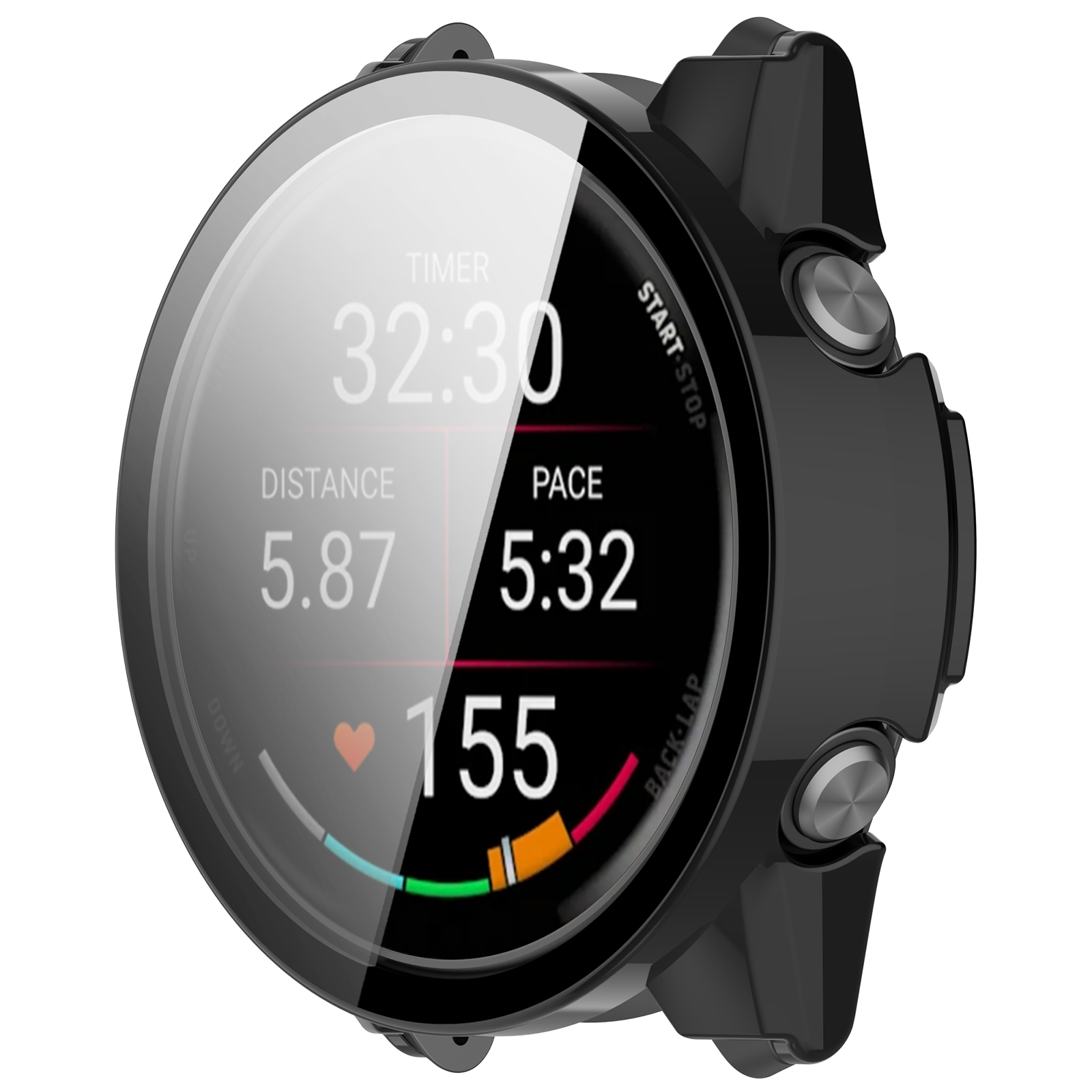 Tempered Glass Screen - WANLONFENG pour Garmin Forerunner 570 42mm,