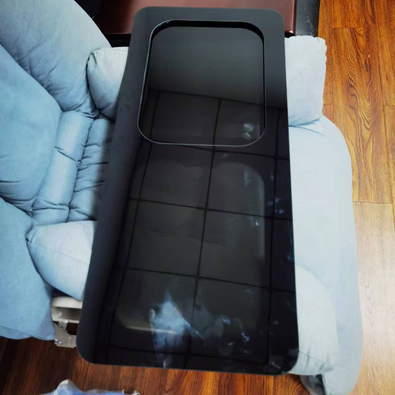 Tempered Glass Screen - Fenêtre coulissante en verre trempé en
