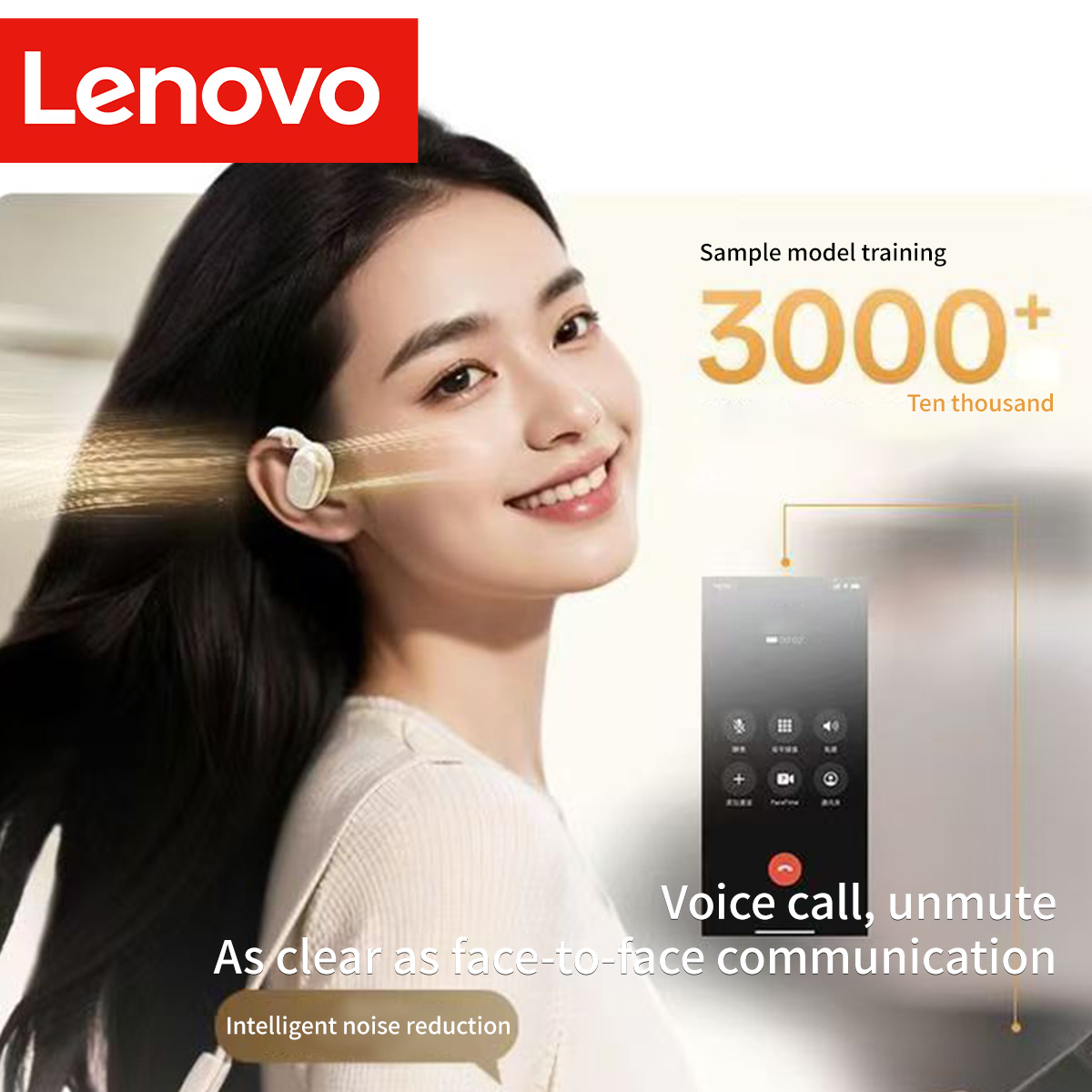Écouteurs Lenovo EA366 à condu - Phone Accessories Amazon avis et prix