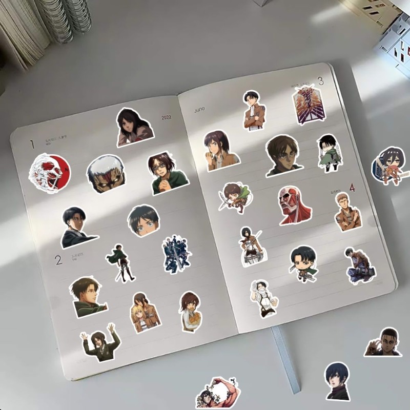 60 autocollants anime Attack o - Phone Accessories Aesthetic avis et prix